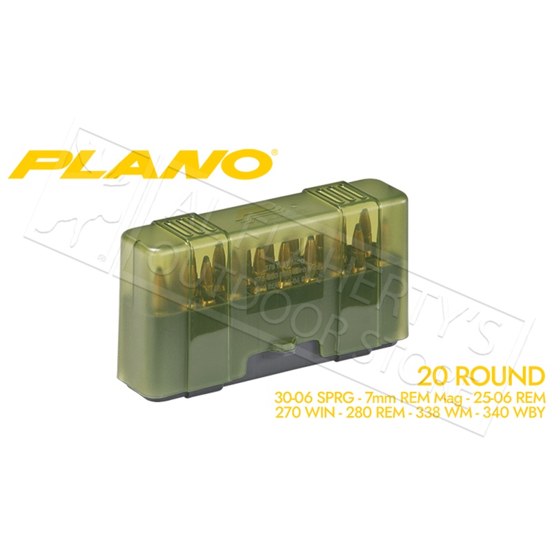 Plano Shell Case 20-Count Rifle Ammo – 30-06, 7mm RM, 338 WM, 270 WIN #123020