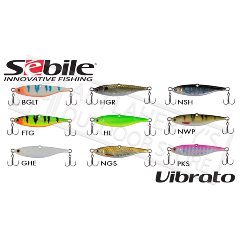 Sebile Vibrato Jigs, 1/4 oz. 1-3/4