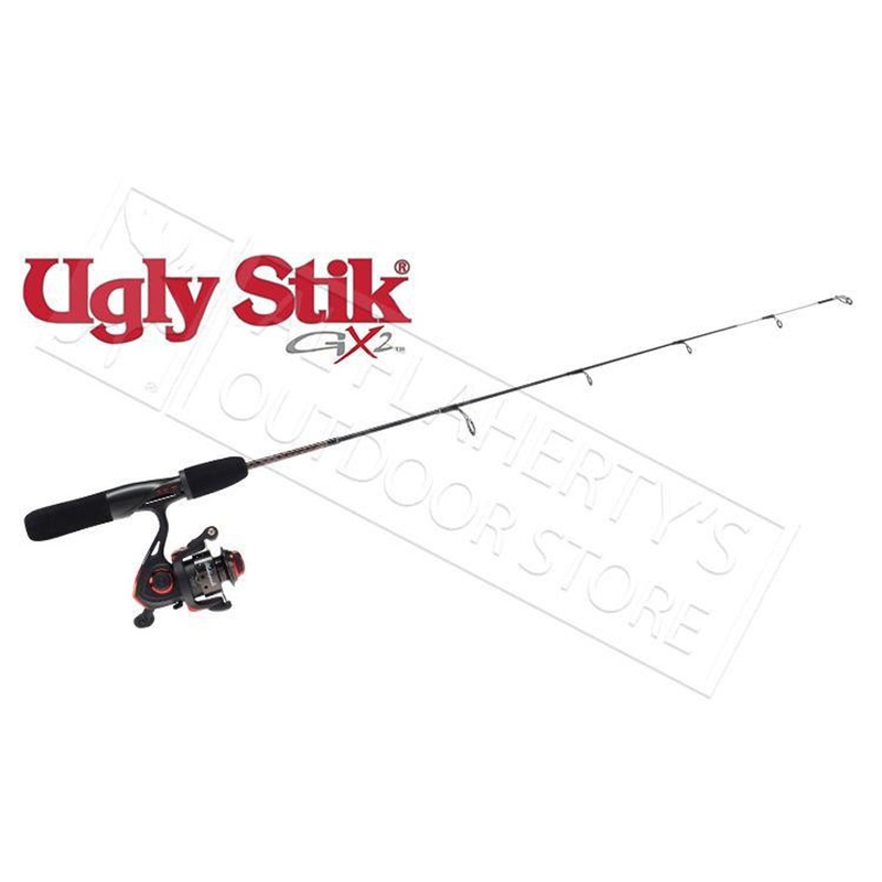Ugly Stik GX2 Ice Fishing Combo, Light to Medium Heavy