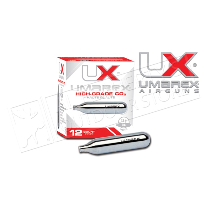Umarex CO2 12g Capsules, Pack of 12 #2252533