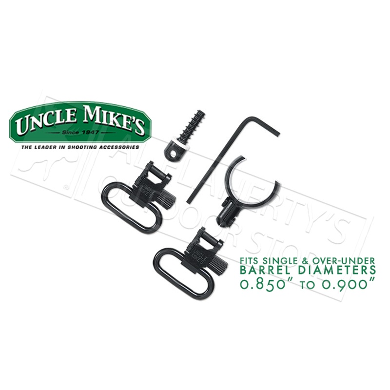 Uncle Mike’s Magnum Band Swivel Kit for Single and Over Under Guns, .850