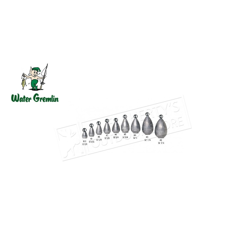 Water Gremlin Snap-Loc Dipsey Sinker #PSLD