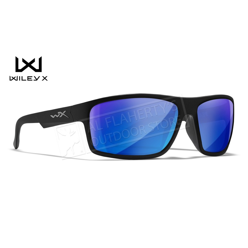 Wiley X Peak Captivate Polarized Blue Mirror/Matte Black Frame #ACPEA19