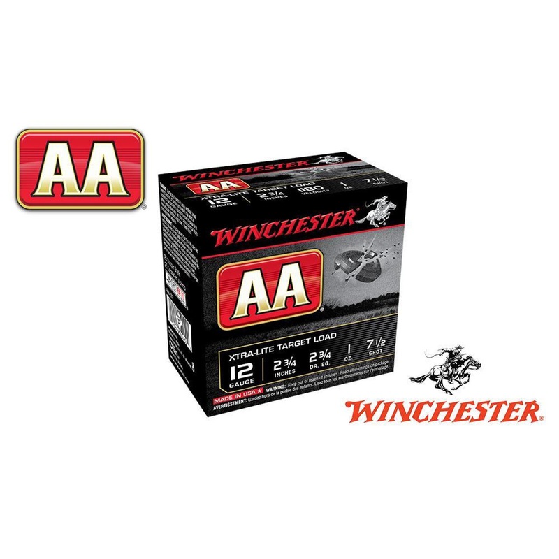 Winchester AA Xtra-Lite Target Load 12 Gauge #7.5, 2-3/4