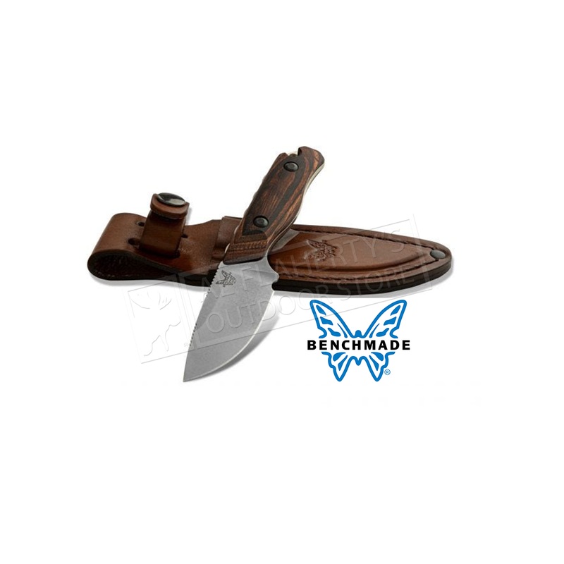 Benchmade 15017 Hidden Canyon Hunter Fixed Blade with Leather Sheath #15017