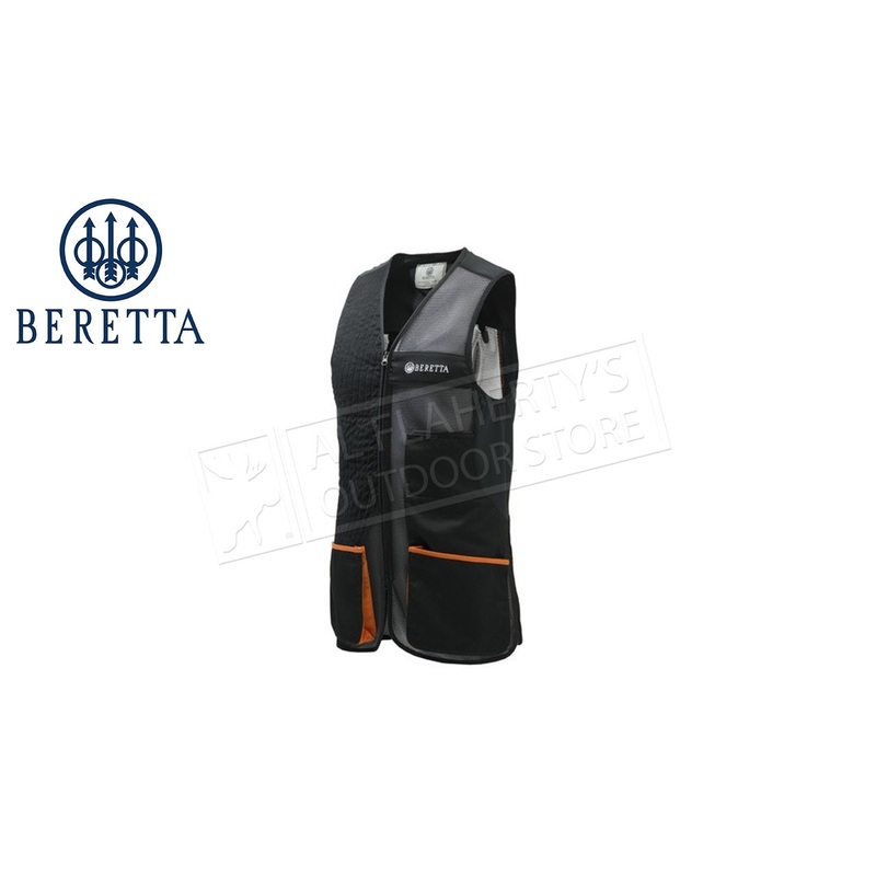 Beretta Olympic Shooting Vest 3.0, Jet Black & Orange #GT761T15530971