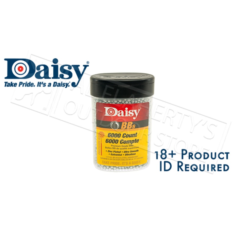 Daisy .177 BB Zinc Plated Steel, Bottle of 6000 #980060-444
