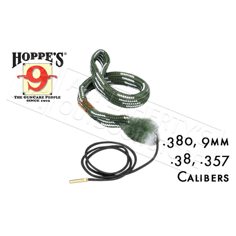 Hoppe’s Boresnake, Pistol – .380, 9mm, .38, .357 Caliber #24002D