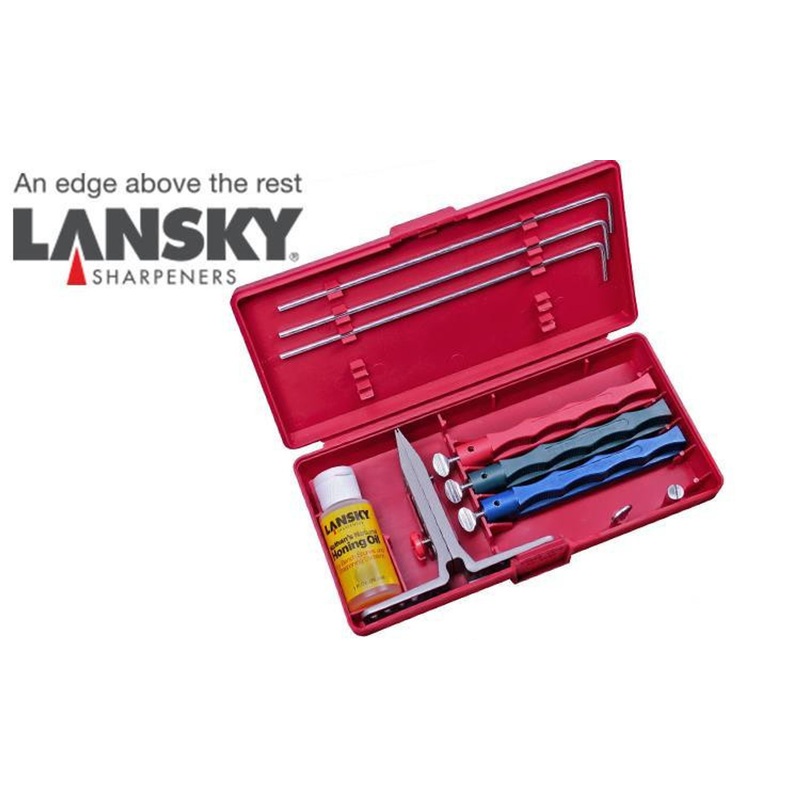 Lansky Standard 3-Stone System Sharpening Kit #LKC03
