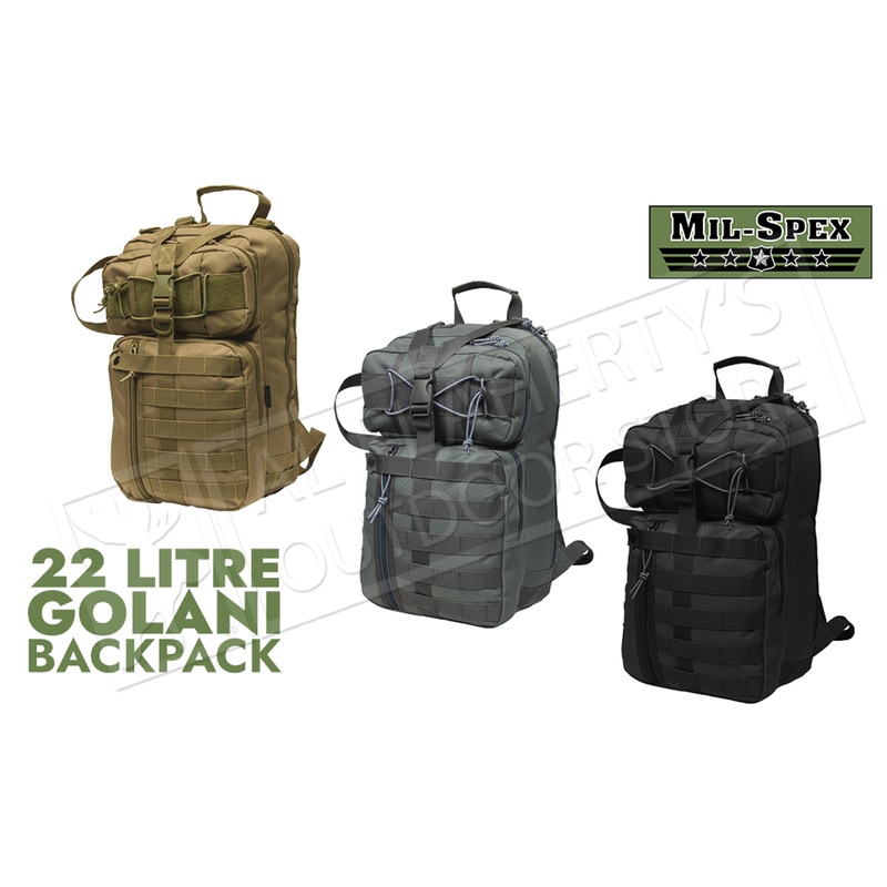 Mil-Spex Golani Tactical Pack 22L – Various Colours #258x –