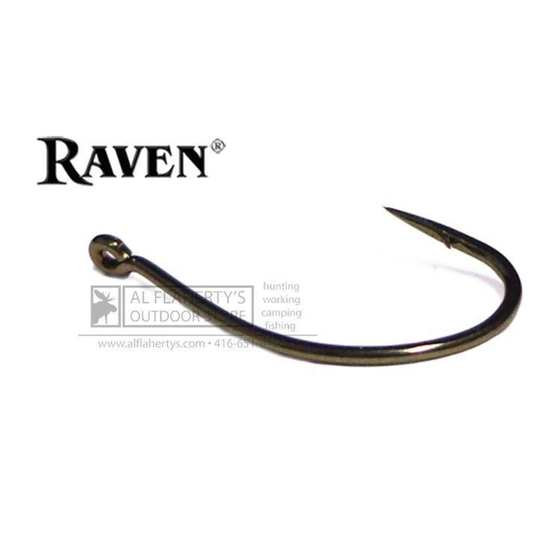 Raven Sedge Hooks, Bronze Finish, Sizes 16 to 8 #RVSG