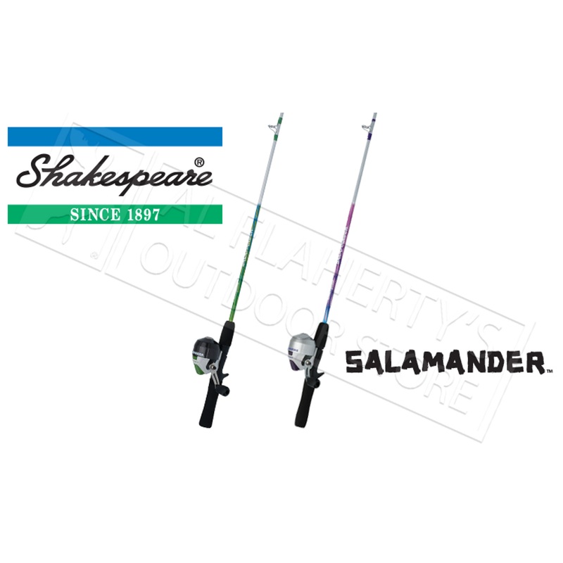 Shakespeare Salamander Youth Spincast Combos, 4’6
