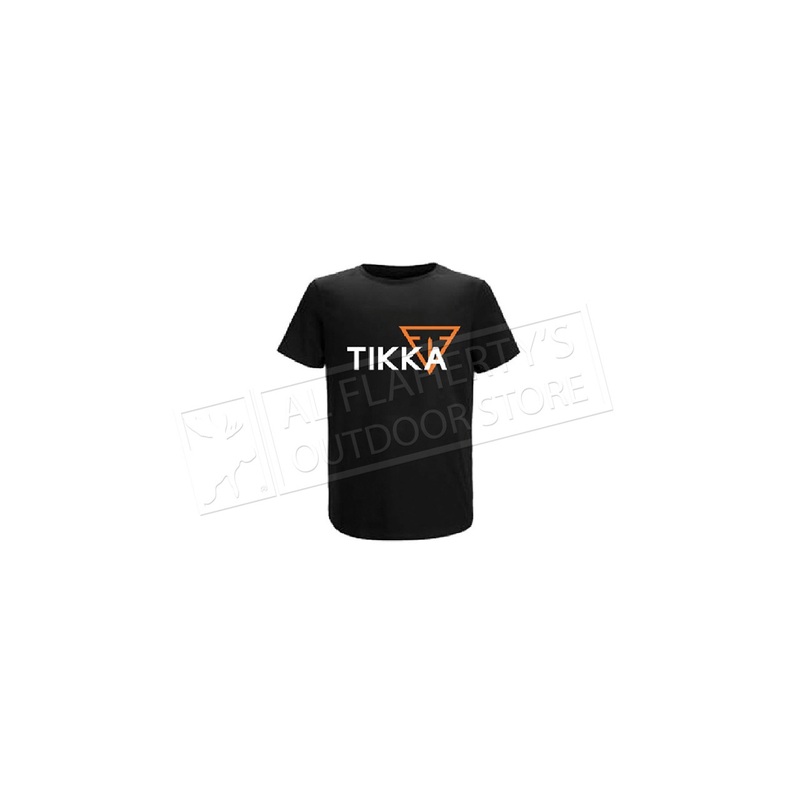 Tikka Logo T-Shirt, Black #TKAB-CU7007