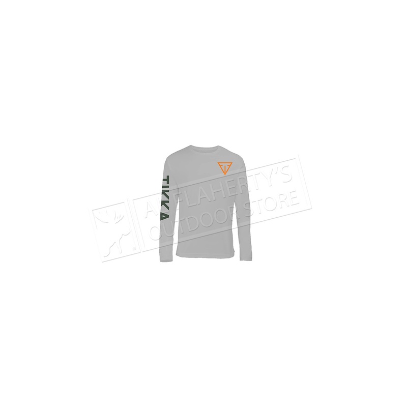 Tikka Tech Long Sleeve T-Shirt, Grey #TS199T1180090C