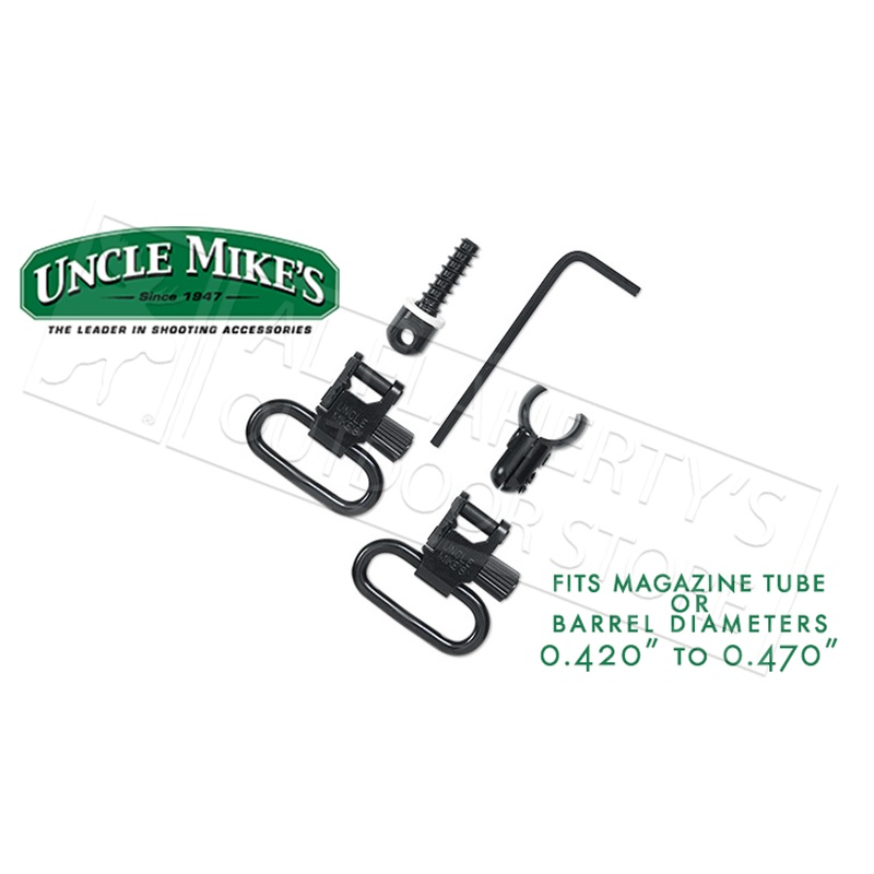 Uncle Mike’s QD Super Swivel Kit with Magnum Band for Magazine Tubes .420