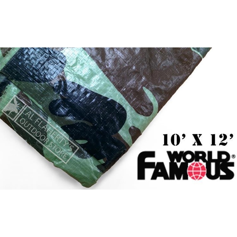 WFS Ripstop Tarp, Camo 10ft x 12ft #P1012C