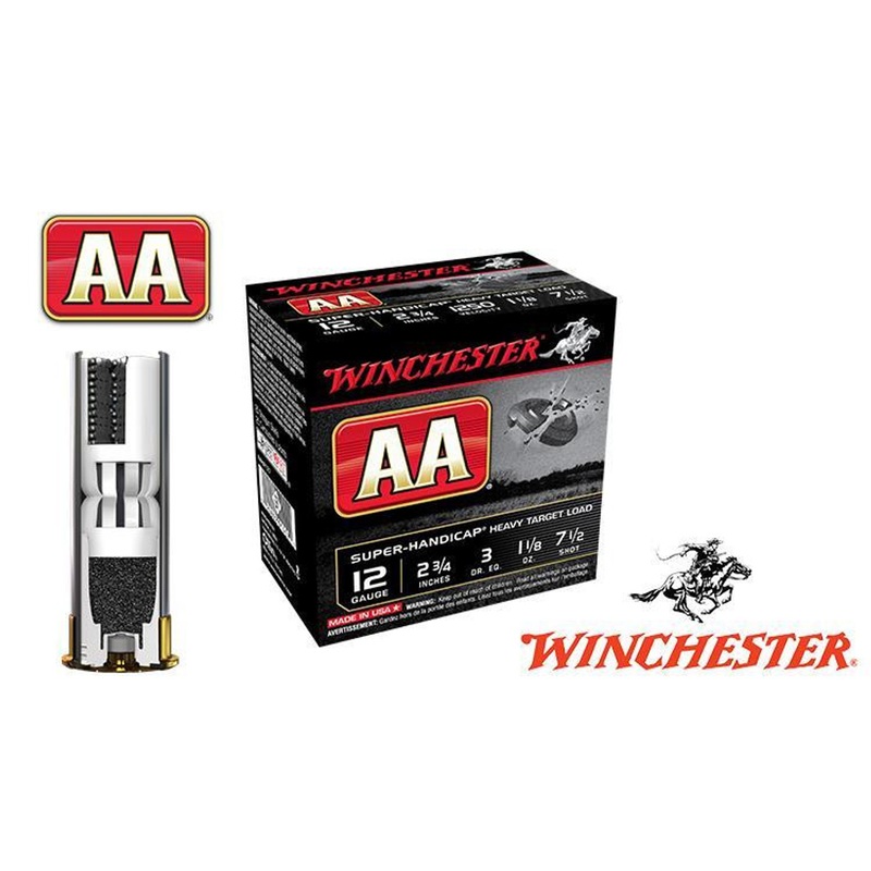 Winchester AA Super-Handicap 12 Gauge #7.5, 2-3/4