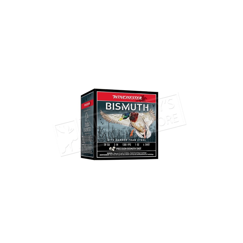 Winchester Bismuth Shotshells, 1300 FPS, 20 Gauge, 3