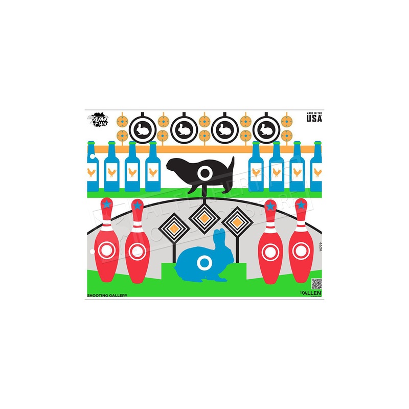 Allen EZ Aim FUN Shooting Gallery Paper Shooting Target, 23