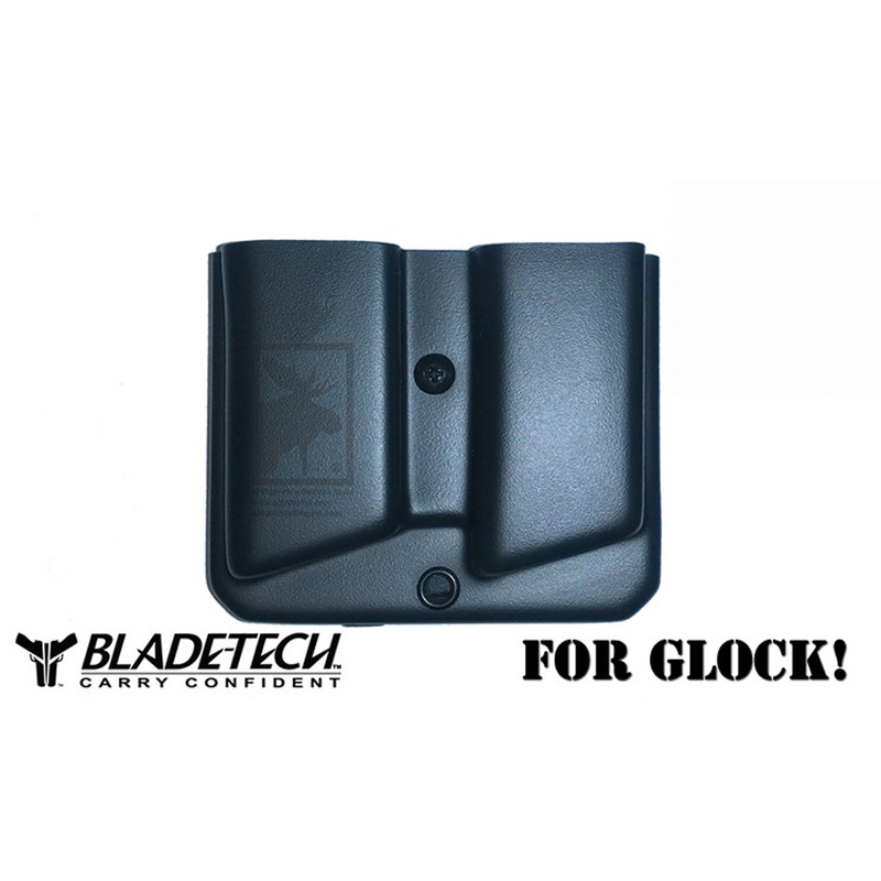 Blade-Tech Original Double Mag Pouch for Glock 10/45 with Tek-Lok Mount #AMMX002406081136