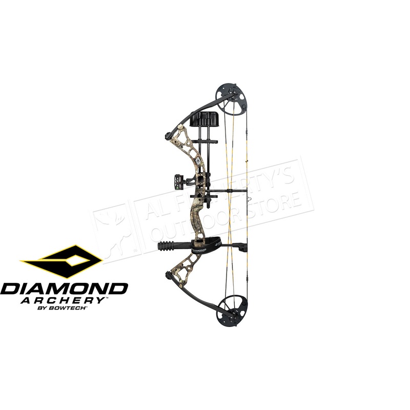 BowTech Diamond Archery Infinite 305 Right or Left Handed Compound Bow Package, Breakup Country #A1031