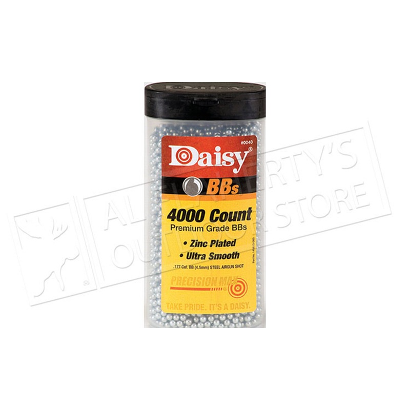 Daisy .177 BB Zinc Plated Steel, Bottle of 4000 #980040-446