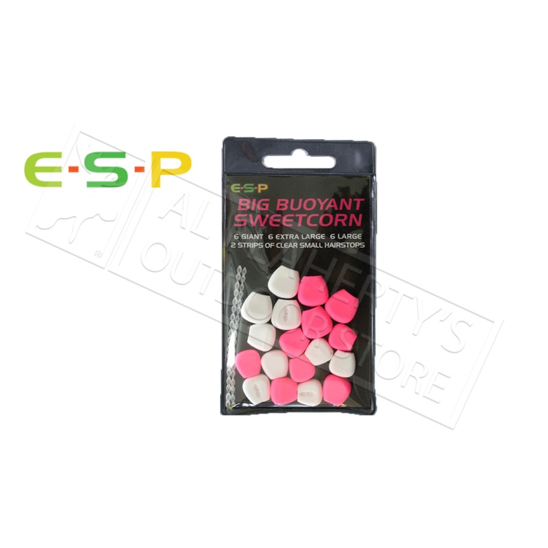 E-S-P Big Buoyant Sweetcorn – Artificial, Pink & White 18 Kernels #ESCORN-P