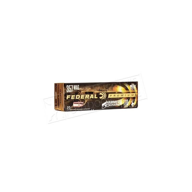 Federal Hammer Down 357 Magnum, 170 Grain, 20 Rounds #LG3571