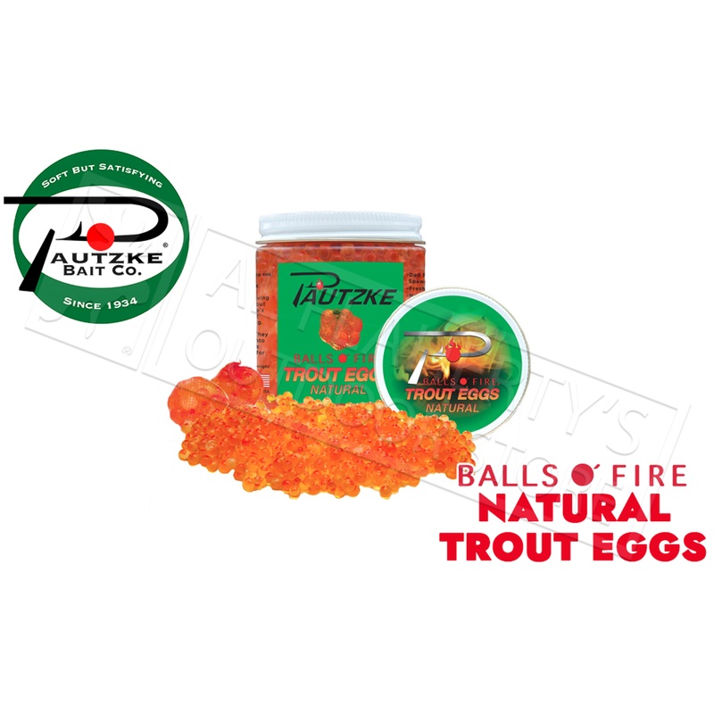 Pautzke Bait Co. Natural Balls O’FireTrout Eggs #PTRT/NAT