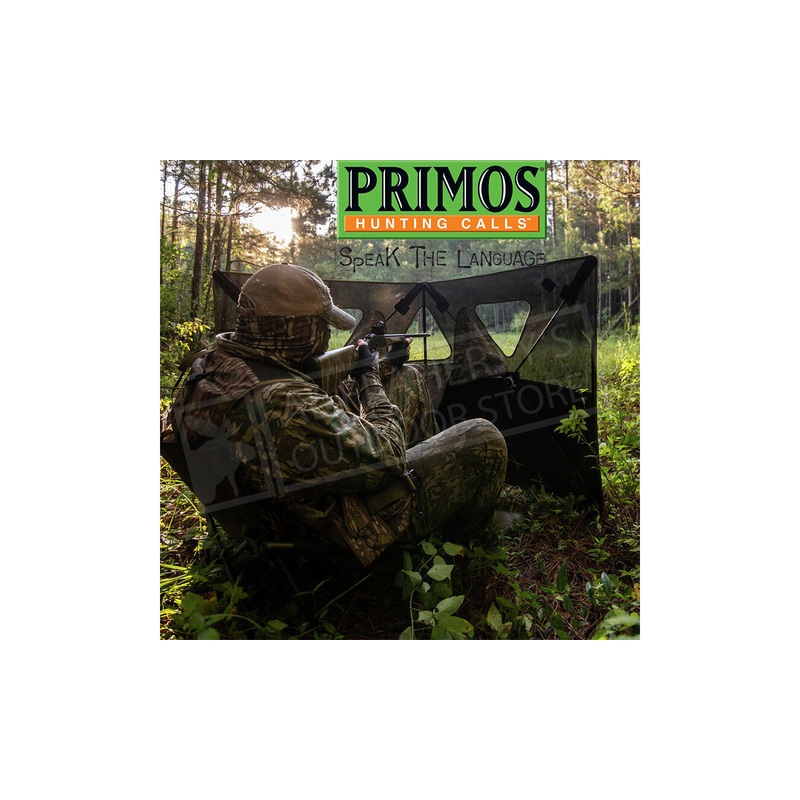 Primos Double Bull Surroundview Stakeout Hunting Blind in Greenleaf Camo #65164