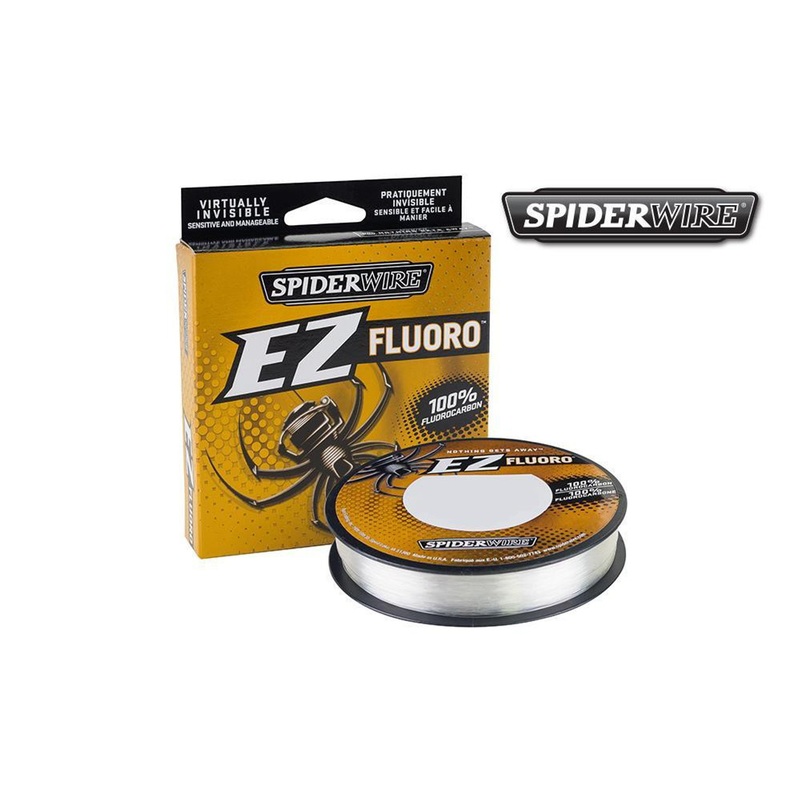 Spiderwire EZ Fluoro Fishing Line, Clear, 200 Yard Spools #SEZFFS