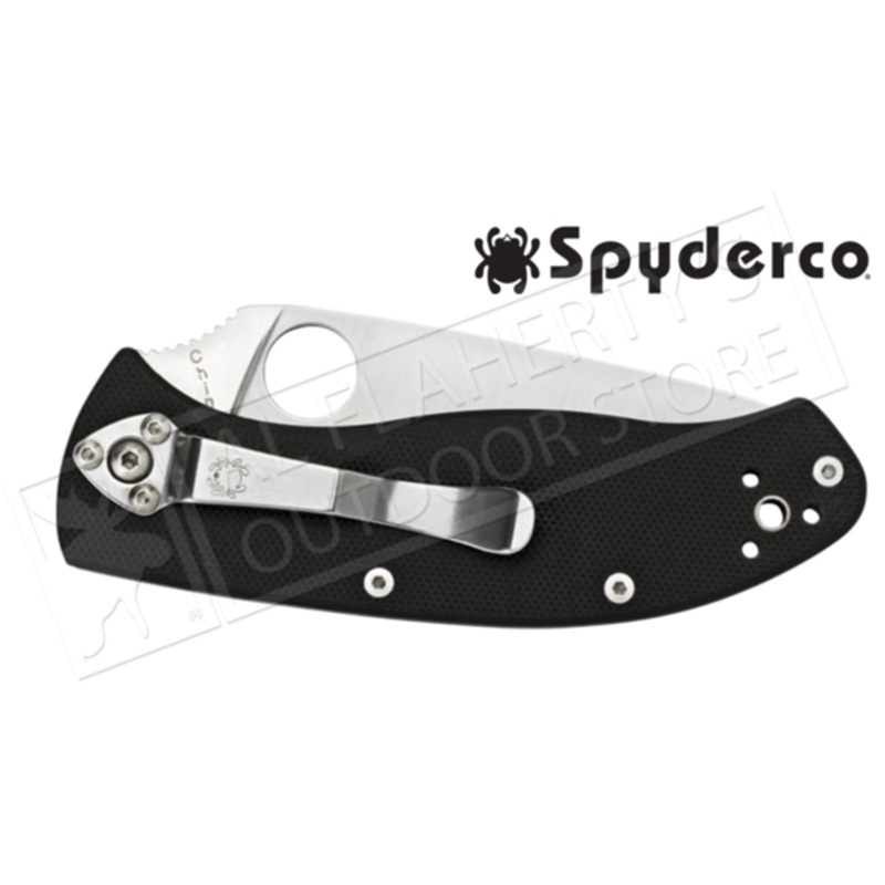 Spyderco Tenacious G-10 Folding Knife, PlainEdge #C122GP