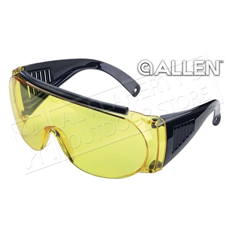 Allen Over Shooting & Safety Glasses, Yellow #2170