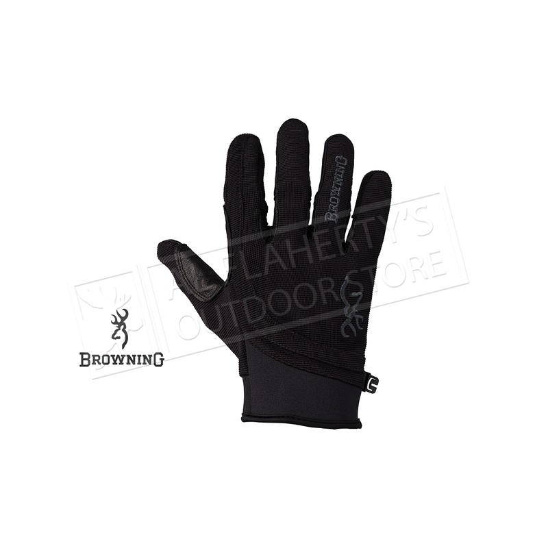 Browning Ace Shooting Gloves, Black S – XL #307020990