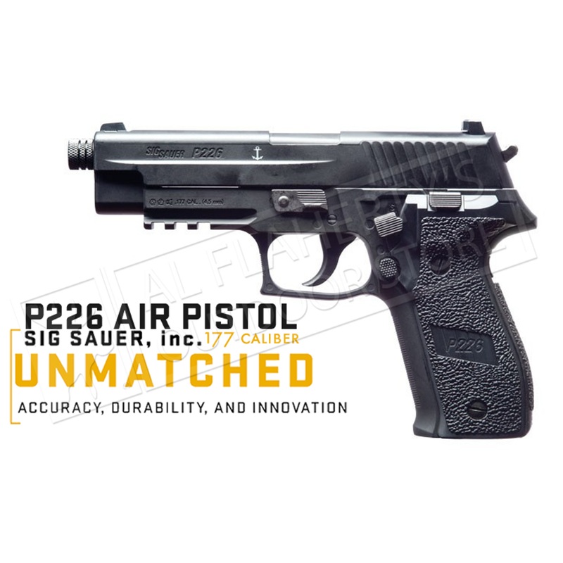 SIG Sauer Air Pistol P226 .177 Caliber Pellets #SIGCAIR226F17712GBLK