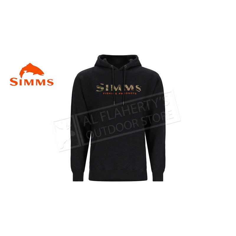 Simms Men’s Logo Hoody – Charcoal Heather #13456-086