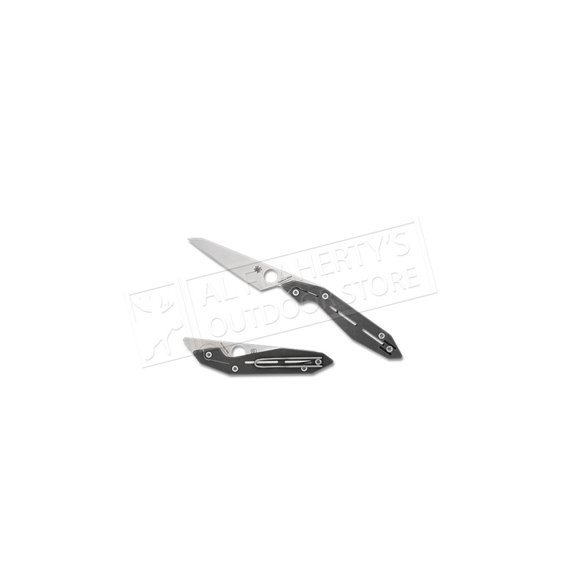 Spyderco Nand Titanium Plain Edge Folding Knife #C270TIP