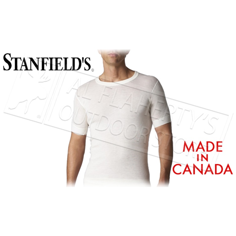 Stanfields Superwash Wool Short Sleeve Shirt – Natural Finish