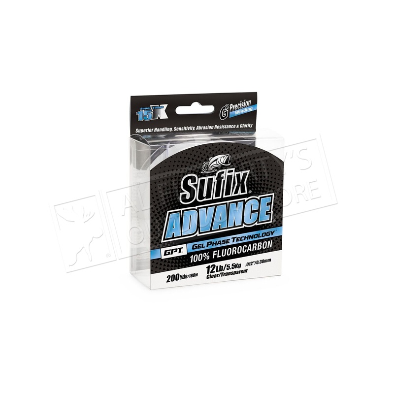 Sufix Advance 100% Fluorocarbon 200 Yards #679Cl