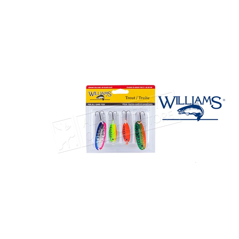Williams Trout 4 Pack Trout Spoon Kit #4-TK2