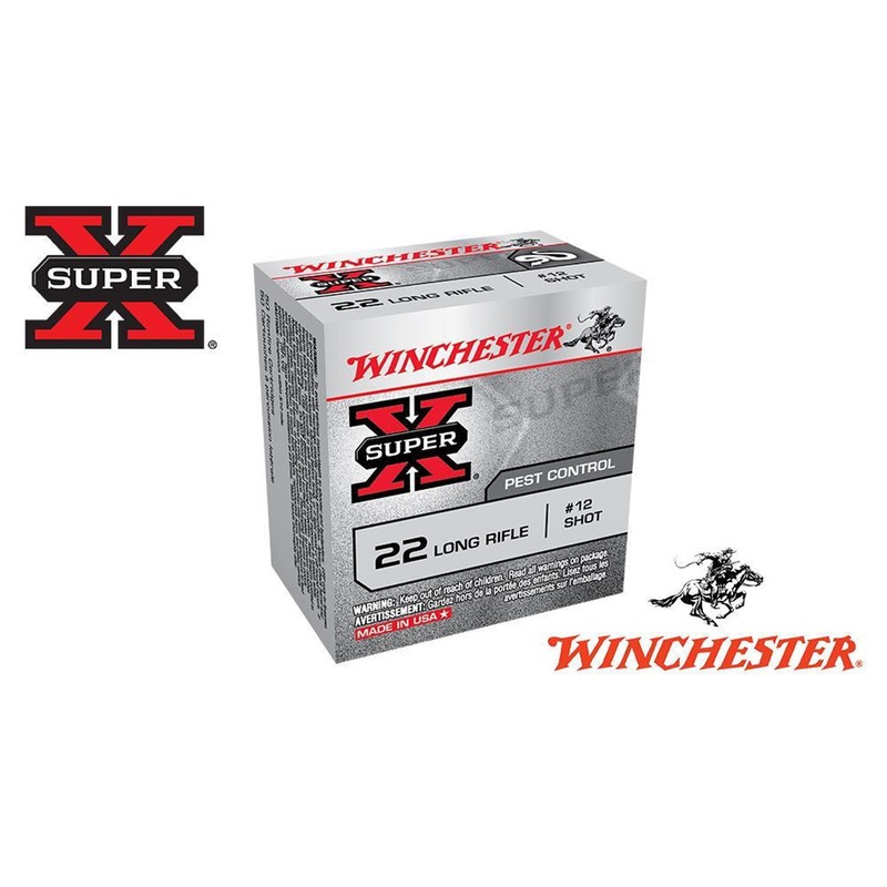 Winchester 22LR Super X, No. 12 Shot Box of 50 #X22LRS