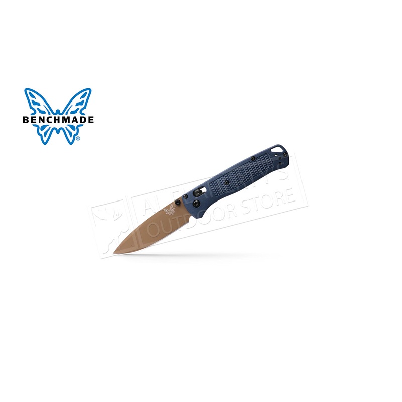 Benchmade 535 Bugout Folding Knife, Crater Blue Grivory #535FE-05