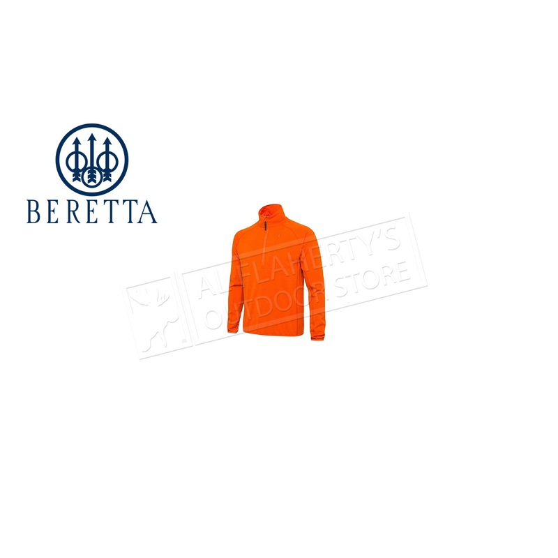 Beretta Ceramic Face Fleece Shirt, Orange #P3561T21990024