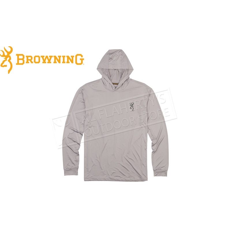 Browning Men’s Hooded Tech Long Sleeve Shirt #301180970