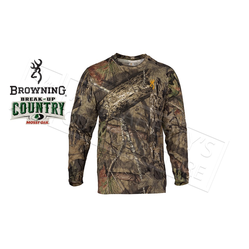 Browning Wasatch CB Long Sleeve T-Shirts in Mossy Oak Break-up Country Camo #30178228
