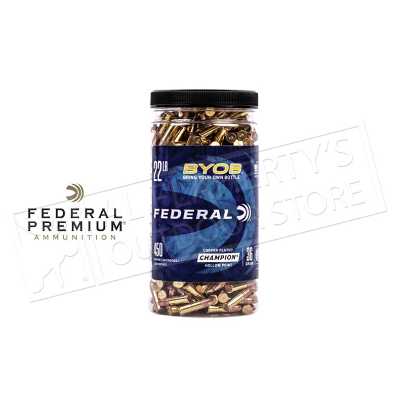 Federal Ammunition BYO Bulk Pack, .22LR, 1260fps, 450 #750BTL450