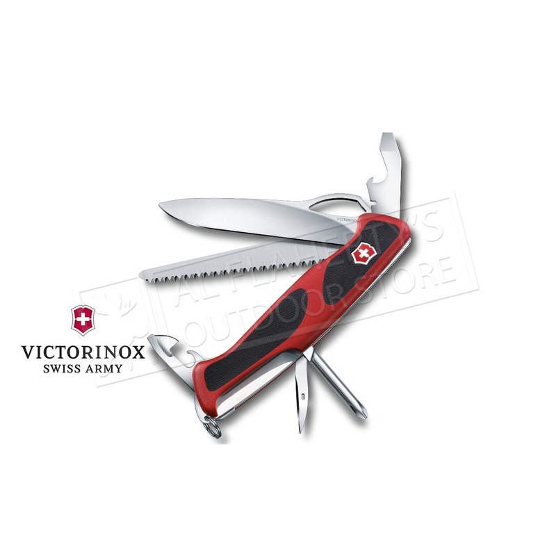 Victorinox Swiss Army Ranger Grip 78 Knife, Red & Black #0.9663.MC-X2