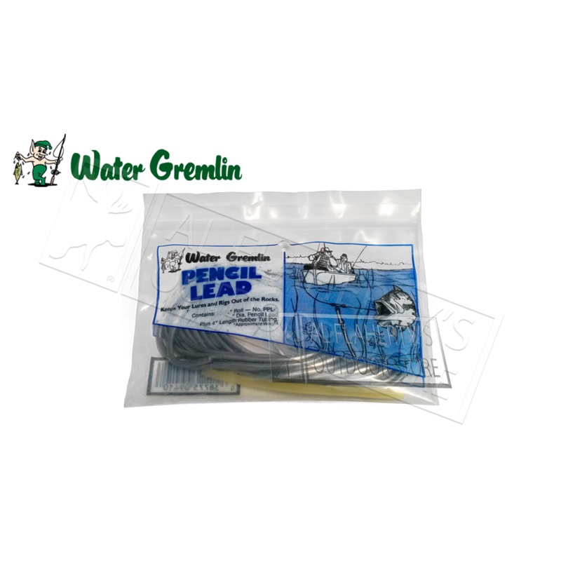 Water Gremlin Pencil Lead Sinkers, 1/2 lb. Bags with 4