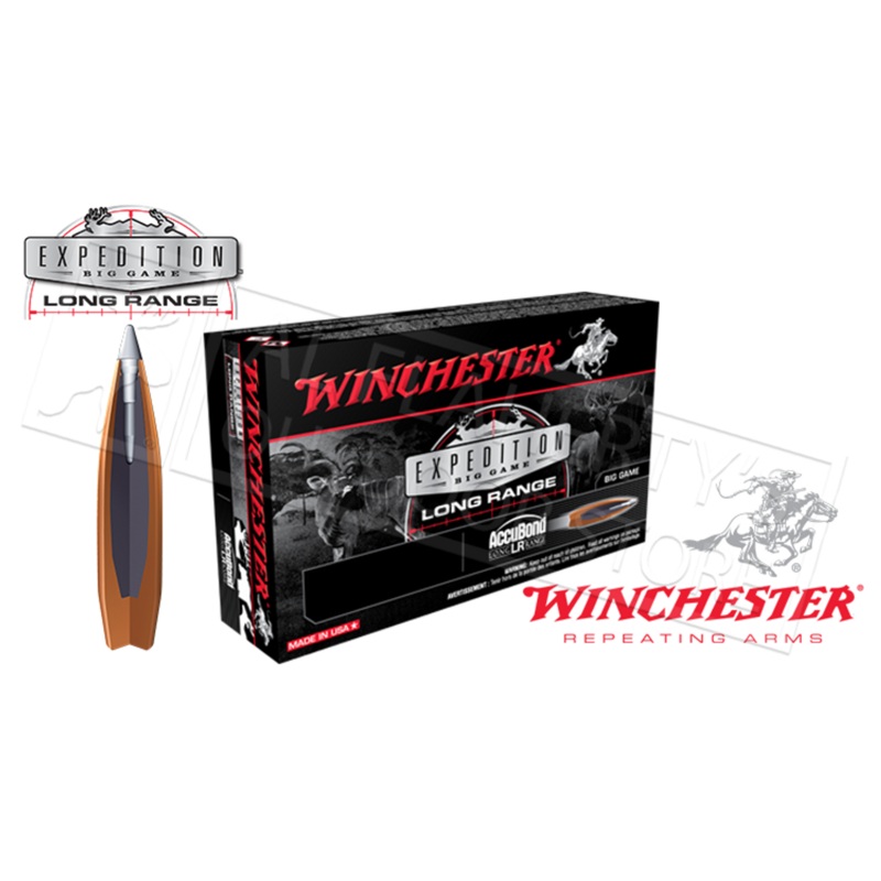 Winchester 6.5 Creedmoor Accubond Expedition LR XP, Polymer Tipped 142 Grain box of 20 #S65LR