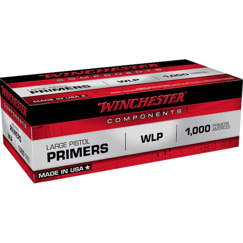 Winchester Primers – Large Regular Pistol 1000 Pack #WLP